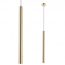 Φωτιστικό Κρεμαστό Μονόφωτο LED 5W 450lm 230V Θερμό φως σε Χρυσό Ματ LOYA 003064-008383